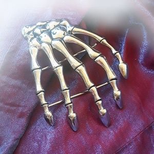 Skeleton Hand Belt Buckle